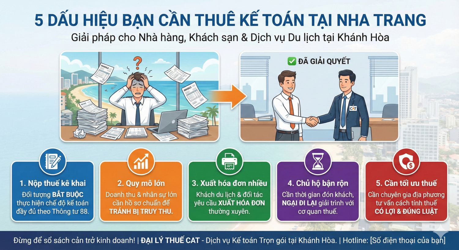 5 dấu hiệu thuê kế toán