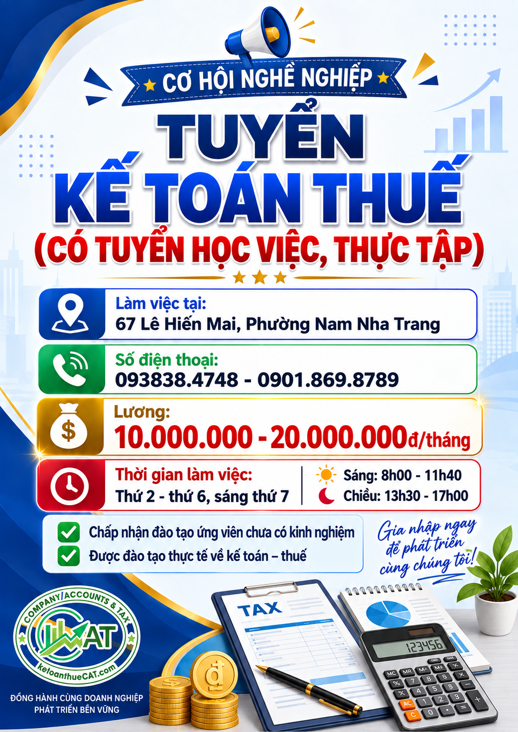 Tuyển dụng kế toán Nha Trang